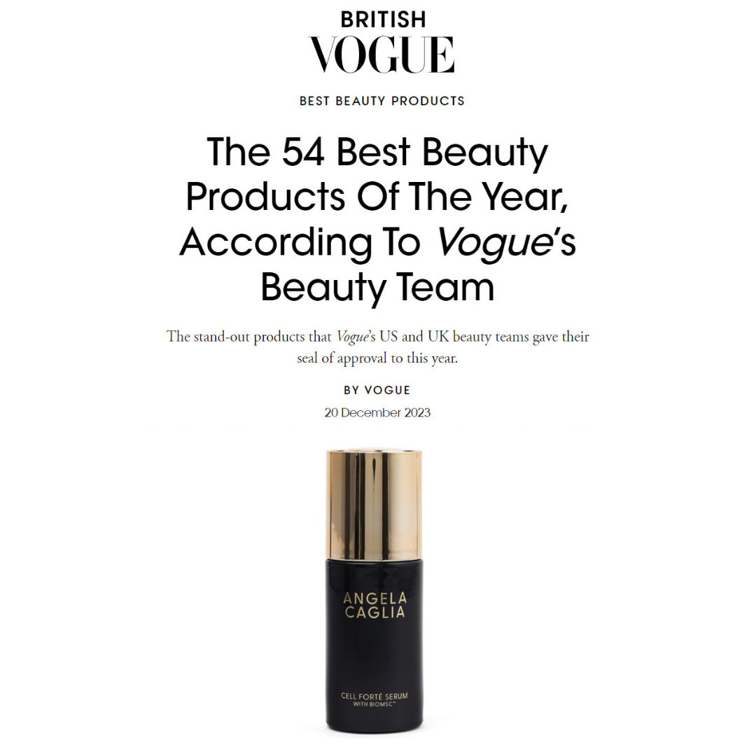British Vogue Top 54 Products Cell Forte