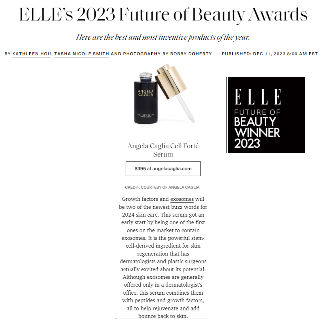 Elle Magazine Award Post